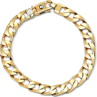 Pompeii3 Mens Cuban 14k Yellow Gold (31gram) Solid Heavy 9mm Link Bracelet 8.5