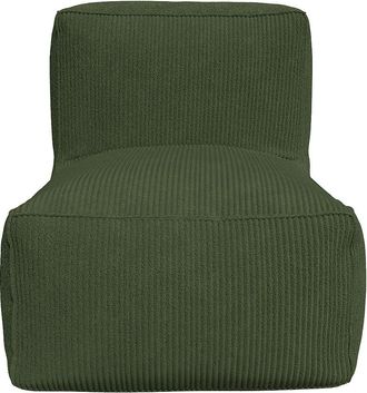 Vente-Unique Poltrona in Velluto a coste Verde - NOUMARA