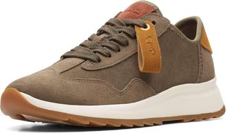 Clarks DashLite Lo Womens Lightweight Sporty Sneakers, Green, 5 UK