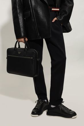 Emporio Armani Duffel Bag With Logo, Mens, Black