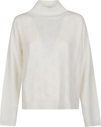 Fabiana Filippi Turtle Neck Cropped Virgin Wool-Blend Turtleneck