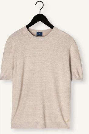 Blue industry Luxe Knit Tee - Heren - Ronde hals truien - Beige - XL - Nylon - Truien & Vesten