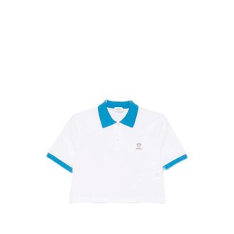 Versace Polo Shirts, female, White, Size: 2XS Sweater