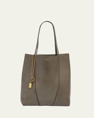 Chlo&eacute; Spin Medium Tote Bag in Leather