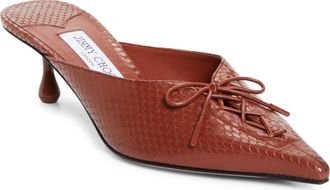 Jimmy Choo London Scarlett Pointed Toe Mule in Cognac at Nordstrom, Size 11.5Us