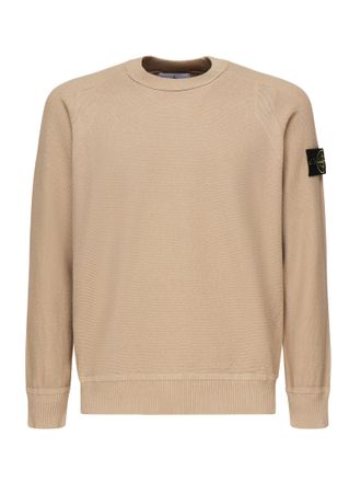 Stone Island Ribbed Crew Neck Sweater