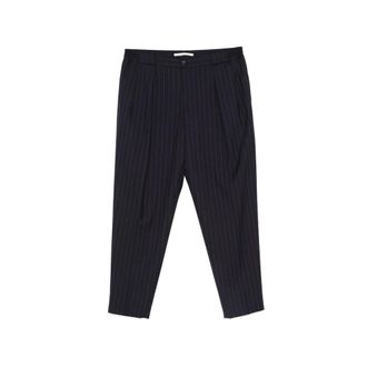BRIGLIA 1949 Portobellos Pinstripe Pleated Trousers