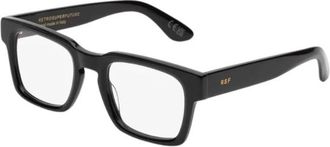 Retro Superfuture Vintage Bril Zwarte Kleur - unisex - Brillen - Zwart - 51 MM - Accessoires