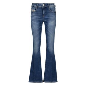 Diesel Flared Jeans, female, Blue, Size: W26 Flared Jeans