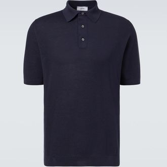 Lardini Cotton piqué polo shirt