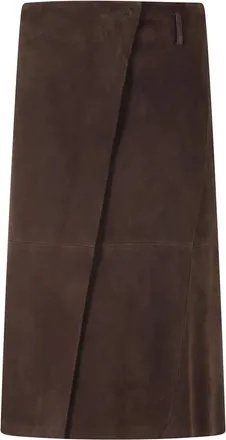 Semicouture Donna, Gonne, Marrone, S, new