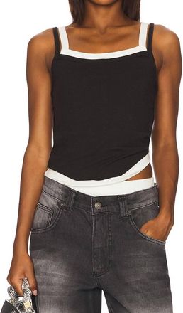 Free People Twofer Tank Top In Black