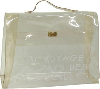 Herm&egrave;s Kelly Handbag Vinyl Transparent Plastic Bag (Pre-Owned)