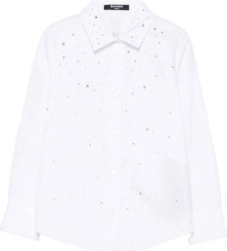 Balmain Shirt With Rhinestones