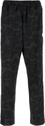 A Bathing Ape Trainingsbroek met camouflageprint - Zwart
