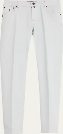 Kiton Mens Plus One Slim Stretch Five-Pocket Pants