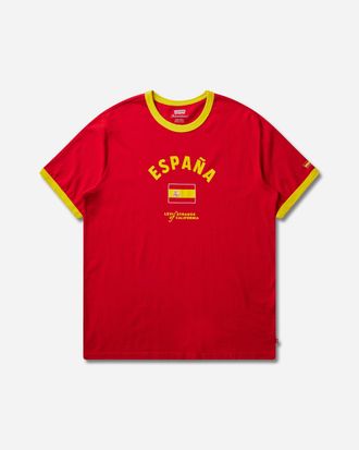 Levi's Men s Spain Ringer T-Shirt Red