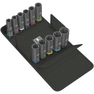 Wera 05004841001 Toma De Llaves De Impacto Juego De Llaves De Impacto Negro