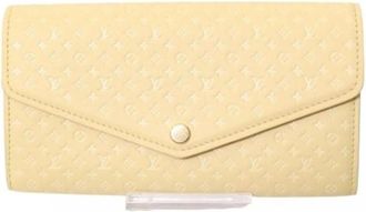Louis Vuitton Pre-owned Vintage Monogram Long Wallet (Bi-fold) - Dames - Vintage Accessoires - Beige - ONE Size - Vintage