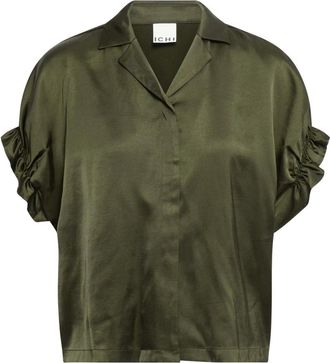 Ichi Blusa Letta - Blouses & Shirts - Mujer - Verde - L