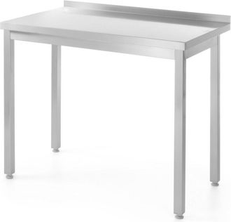 OEM Mesa De Cocina De Acero Con Borde Para Montaje En Pared, 100 X 60 Cm - Hendi 811245