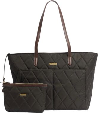 Barbour Borsa Tote Trapuntata - - Bags - Donna - Verde - ONE SIZE