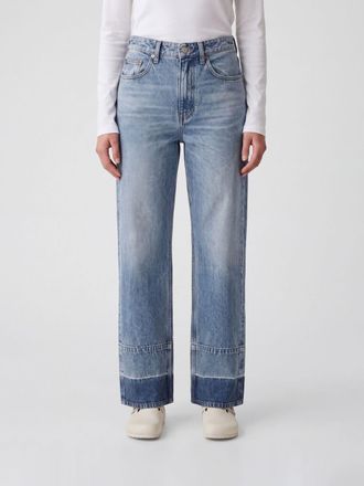 Maison Margiela Jeans Woman color Blue