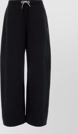 Alexander Wang cotton jogger trousers relaxed fit side pockets