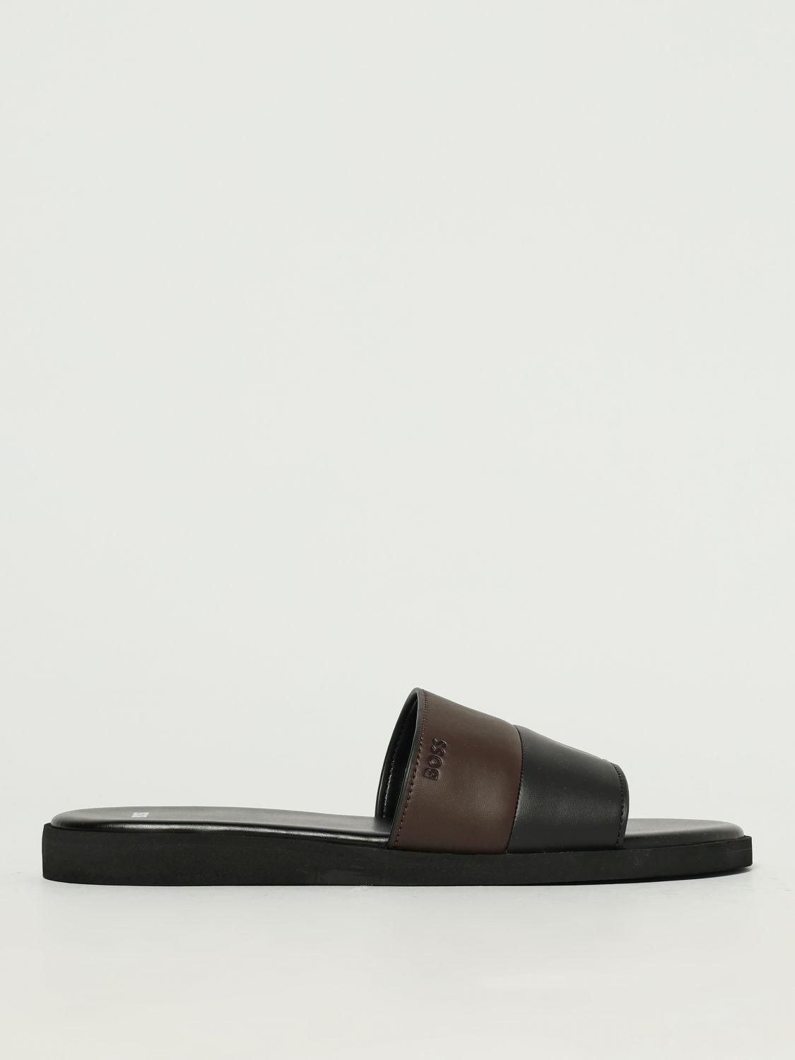 サンダル BOSS Men Sandals Black 50505540 001 Boss Surfley Sandals | Black - 50505540