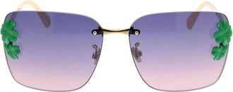 Dior Accessoires, unisex, Geel, ONE Size, Zonnebril