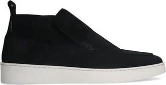 Manfield su&egrave;de enkelboots zwart