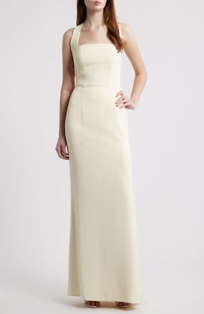 Odd Muse The Ultimate Muse Halter Dress in Buttercream at Nordstrom, Size X-Small