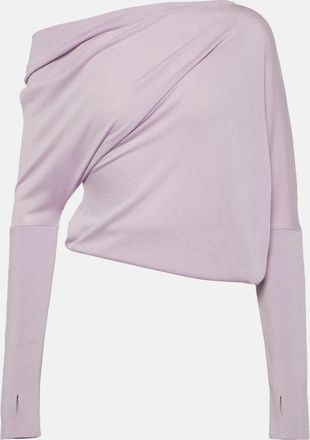 Tom Ford Off-shoulder cashmere and silk sweater