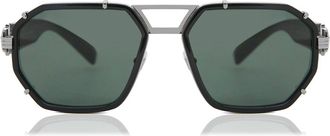 Versace VE2228 100171 Mens Sunglasses Black Size 59