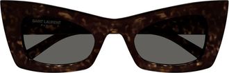 Saint Laurent New Wave Zonnebrillen - Dames - Zonnebrillen - Bruin - 49 MM - Accessoires
