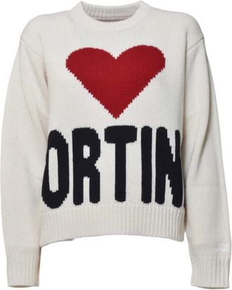 MC2 Saint Barth Cream Knit Sweater With Classic Design And Relaxed Fit