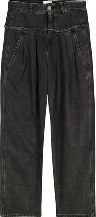 Isabel Marant Iniza Wide Jeans - female - Marant &eacute;toile - Loose Fit Jeans - Black - 2XS - Jeans