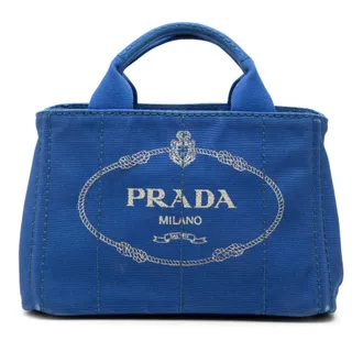 Prada Pre-owned Prada Small Canvas Canapa Logo Satchel Ladies ANSEQUYDPR88D7JC