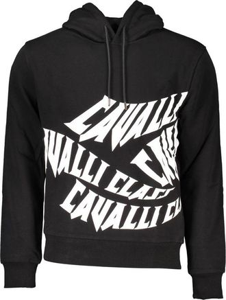 Cavalli Black Cotton Mens Mens Sweatshirt