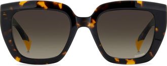 Missoni 52mm Gradient Square Sunglasses in Havana/Brown Sf at Nordstrom
