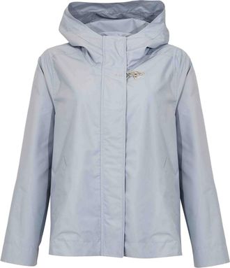 Fay Short parka in technical poplin with hook