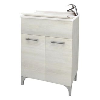 OEM Lavabo De 2 Puertas 60x50 Cm En Color Roble Blanco