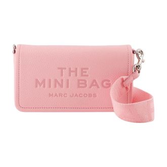 Marc Jacobs Womens Crossbody Bag Pink Cowhide