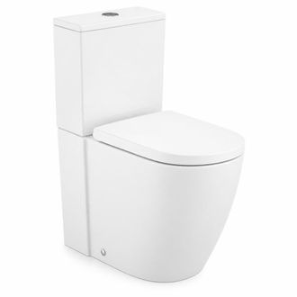 Roca Inodoro Completo Meridian Blanco Brillo Roca Tornado Adosado A Pared Con Salida Dual