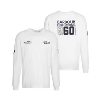 Barbour Hombre, Sudaderas, Blanco, Talla: L