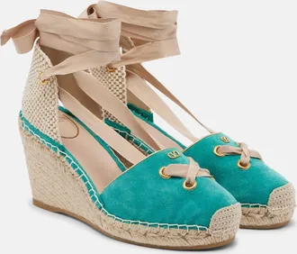 Valentino Garavani Resort suede espadrille wedges