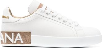 Dolce & Gabbana White lace Up Sneakers