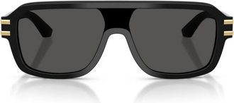 Dolce & Gabbana Sunglasses, unisex, Black, Size: ONE SIZE Dg4507 Shield Sunglasses