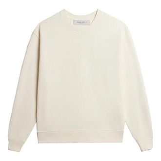 Golden Goose Crewneck Sweatshirt With Reverse Logo - Dames - Sweatshirts - Wit - S - Katoen - Hoodies & sweatvesten