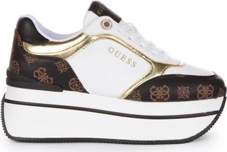 Guess Camrio Platform Sneakers - Dames - Sneakers - Veelkleurig - 41 EU - Katoen - Schoenen